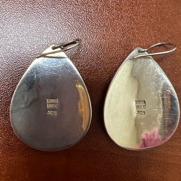 Anna Beck Classic Large Teardrop Earrings - Picture 4 of 5